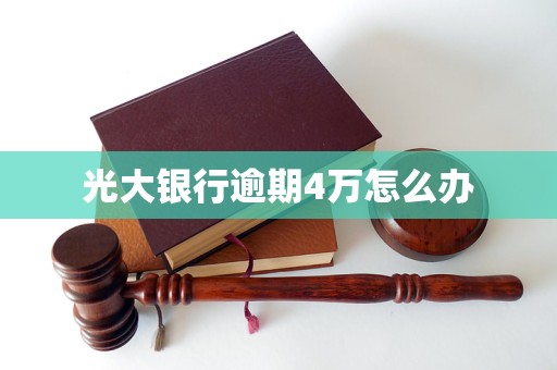 澳门人威尼斯官网光大银行逾期4万怎么办(图1)